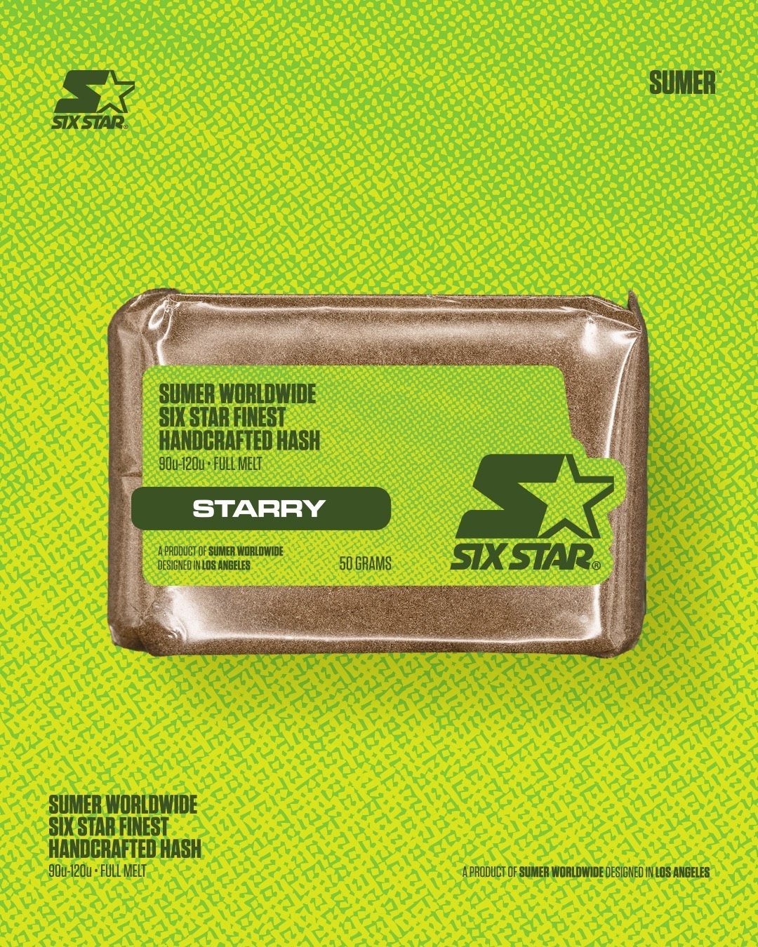 Starry – Sumer Six Star Full Melt Hash